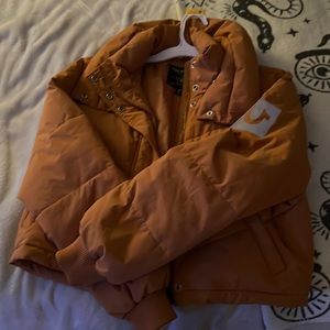 True Religion cropped puffer jacket